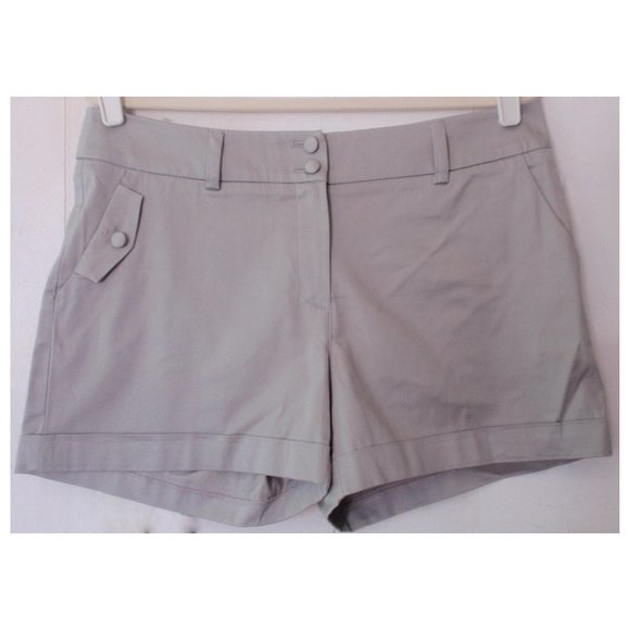 H&M Pants - NEW H&M GRAY COTTON SATEEN SHORTS 12